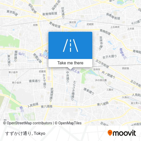 すずかけ通り map