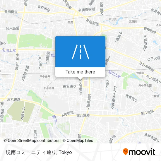境南コミュニティ通り map