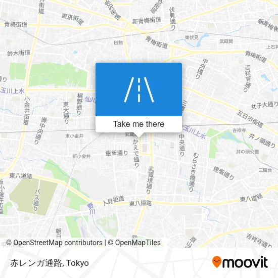 赤レンガ通路 map