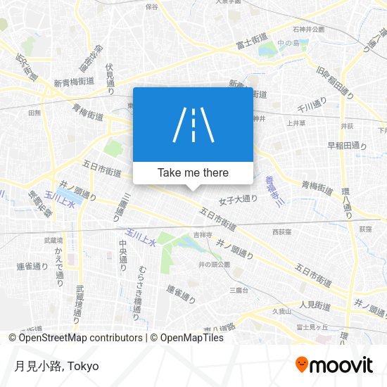 月見小路 map