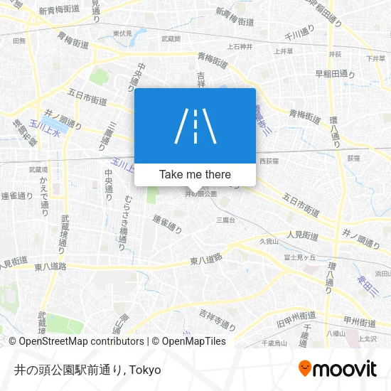 井の頭公園駅前通り map