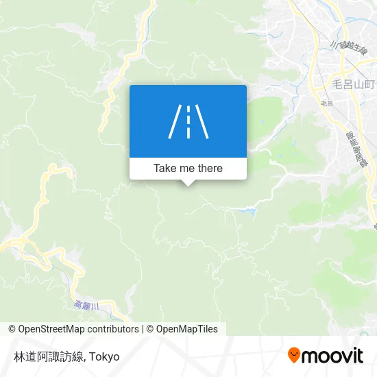 林道阿諏訪線 map