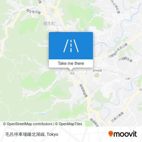 毛呂停車場鎌北湖線 map