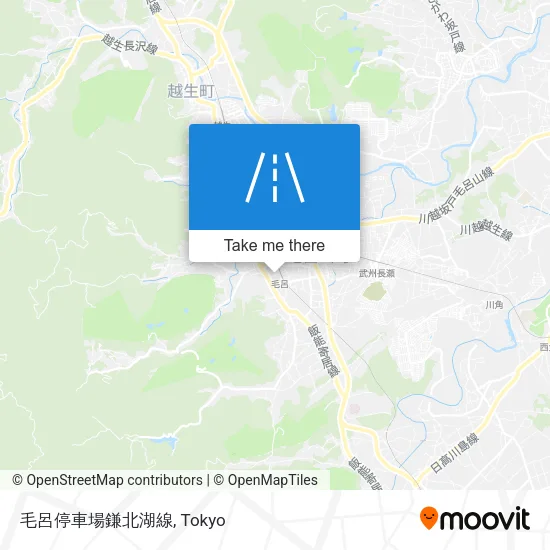 毛呂停車場鎌北湖線 map