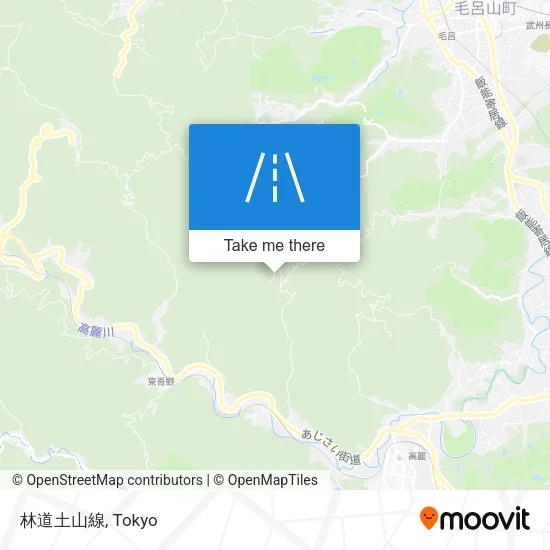 林道土山線 map