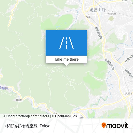 林道宿谷権現堂線 map
