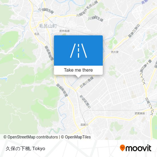 久保の下橋 map
