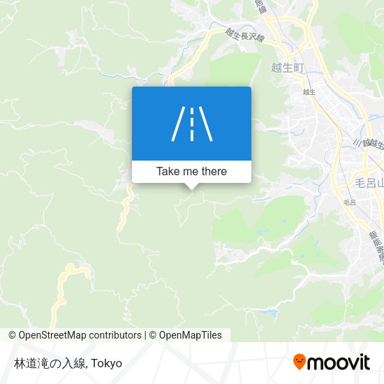 林道滝の入線 map