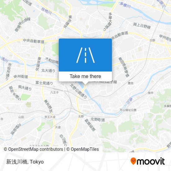 新浅川橋 map