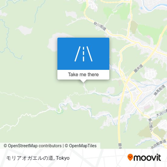 モリアオガエルの道 map