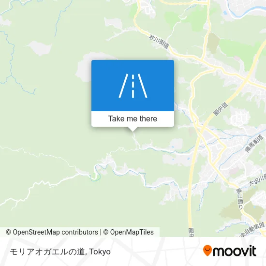 モリアオガエルの道 map