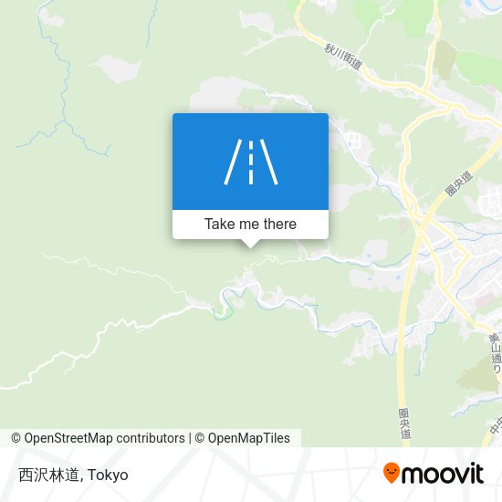 西沢林道 map