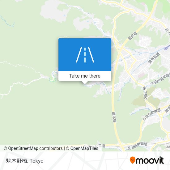 駒木野橋 map