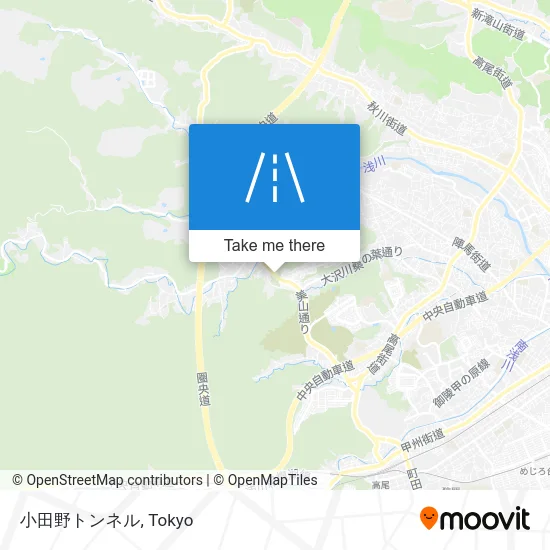 小田野トンネル map