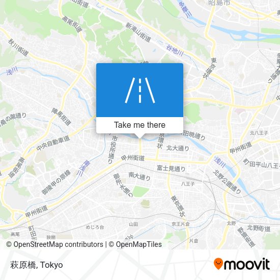 萩原橋 map