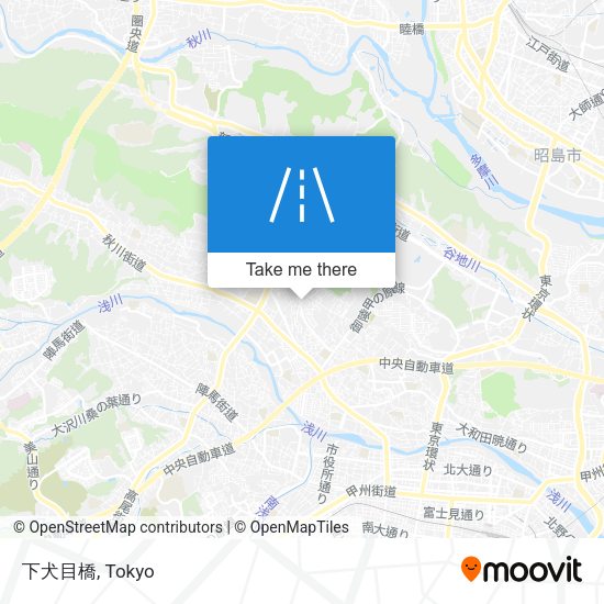 下犬目橋 map