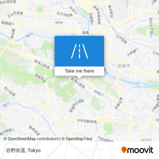 谷野街道 map