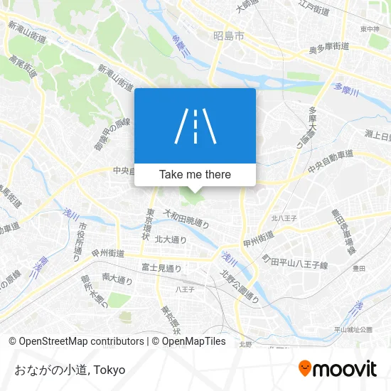 おながの小道 map