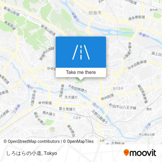 しろはらの小道 map