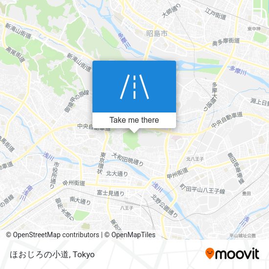 ほおじろの小道 map