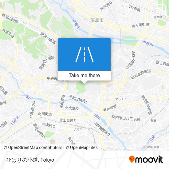 ひばりの小道 map