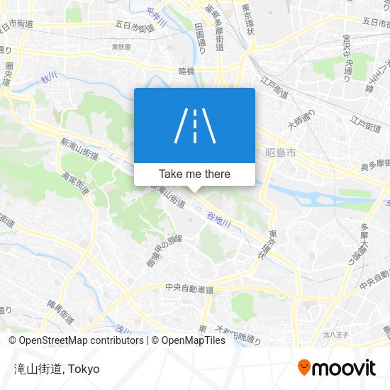 滝山街道 map