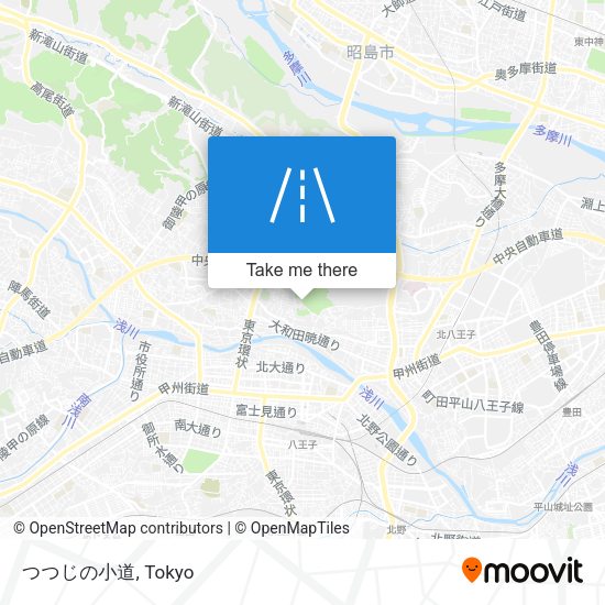 つつじの小道 map
