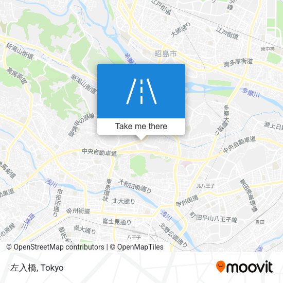 左入橋 map