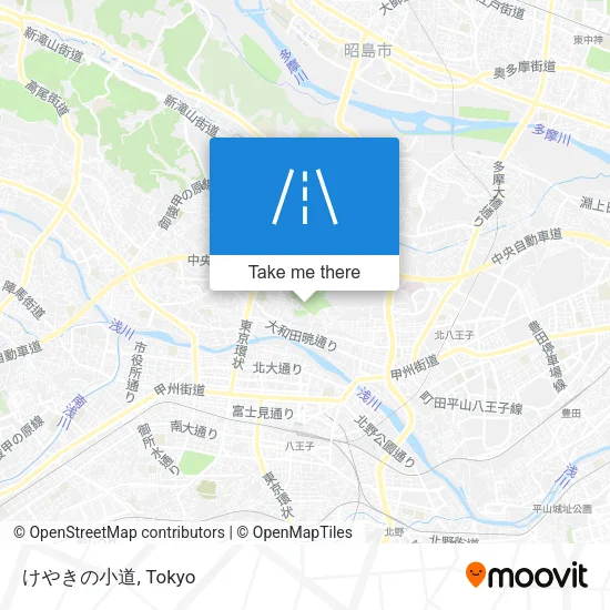 けやきの小道 map