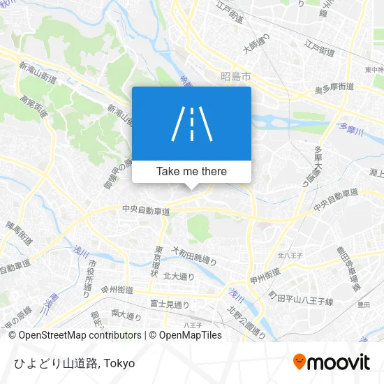 ひよどり山道路 map