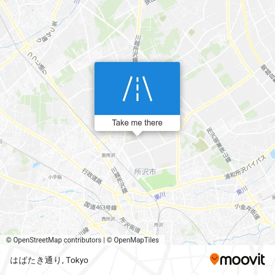 はばたき通り map