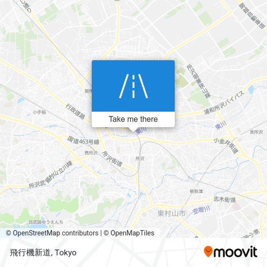 飛行機新道 map