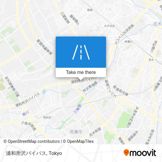 浦和所沢バイパス map