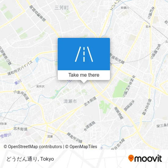 どうだん通り map