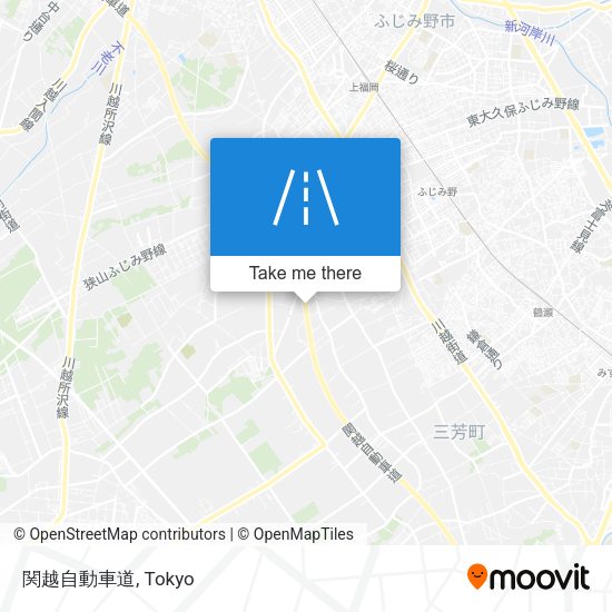 関越自動車道 map