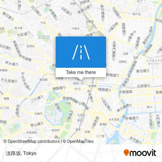 淡路坂 map