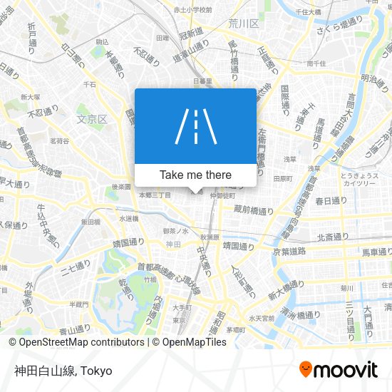 神田白山線 map