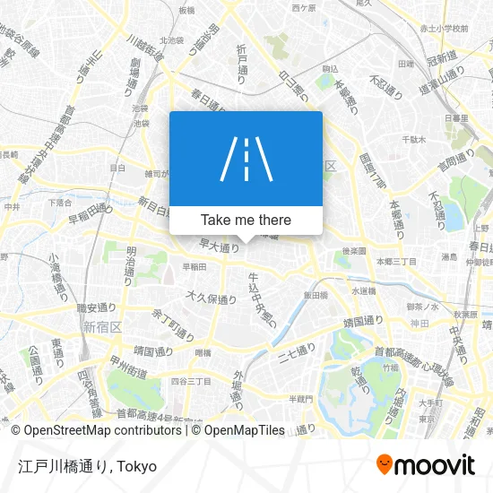Edogawa Bridge Street map