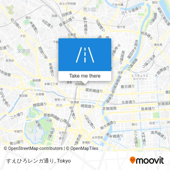すえひろレンガ通り map