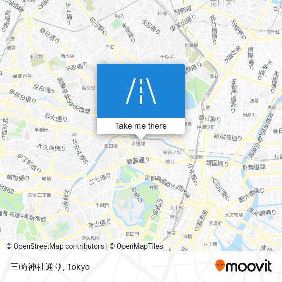 三崎神社通り map