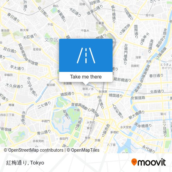 紅梅通り map