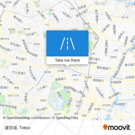 建部坂 map