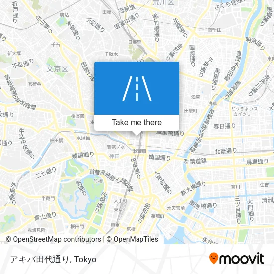 アキバ田代通り map