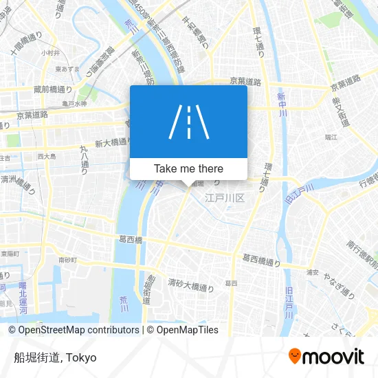 船堀街道 map