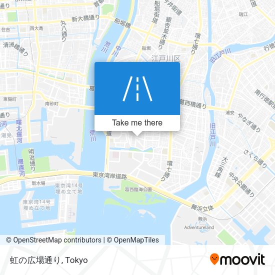 虹の広場通り map