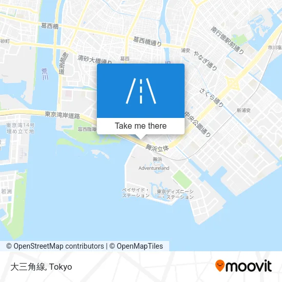 大三角線 map