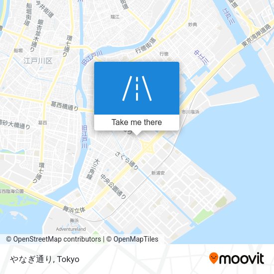 やなぎ通り map