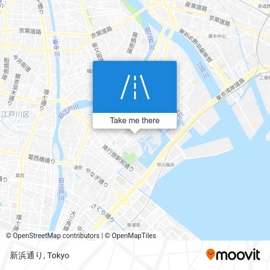 新浜通り map