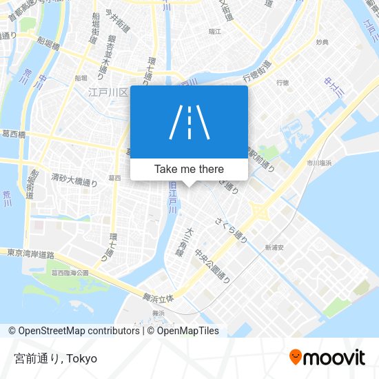 宮前通り map