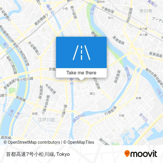 首都高速7号小松川線 map